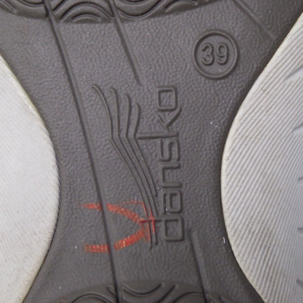 Dansko Hennie Womens Mary Jane Shoes Gray Leather Mesh Walking Flats 39 / 8.5 - Picture 8 of 10